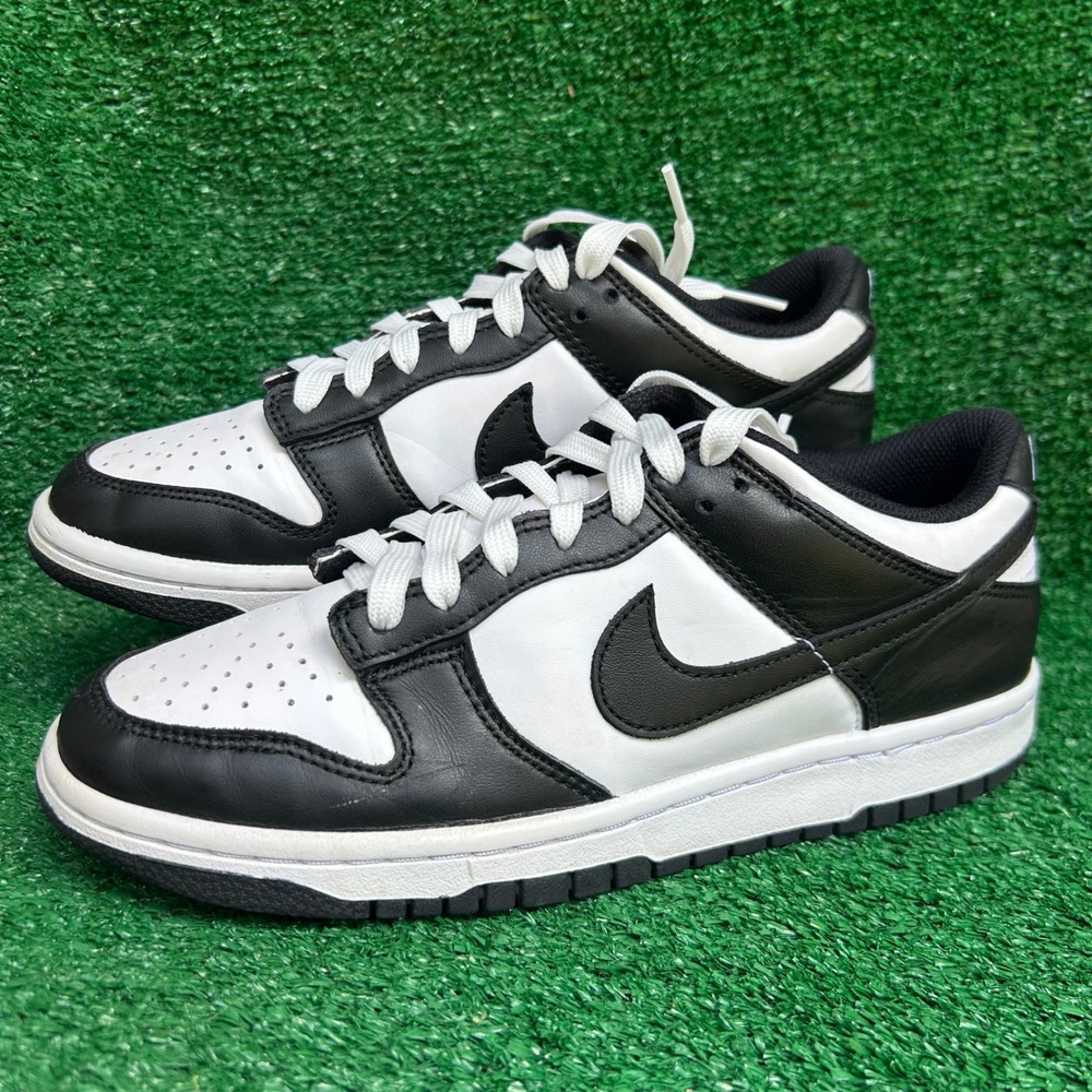 Nike Dunk Low Panda Black White Sneakers CW1590-100 Mens 7Y Women 8.5